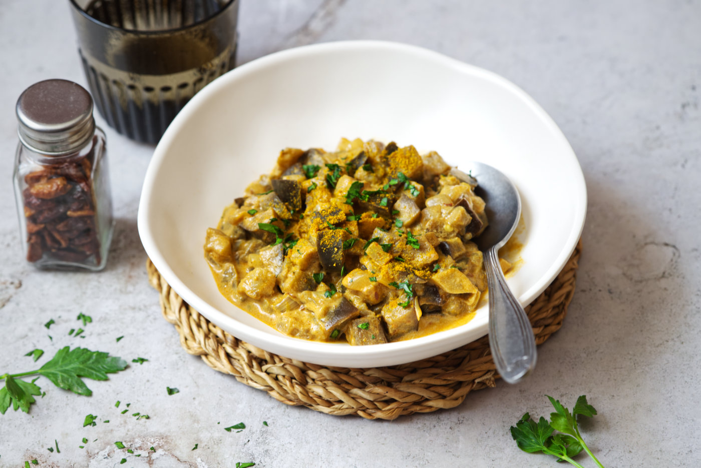 curry di melanzane