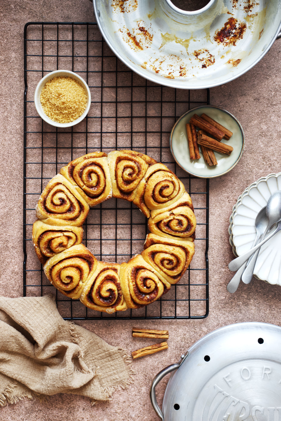 cinnamon rolls nel fornetto Versilia