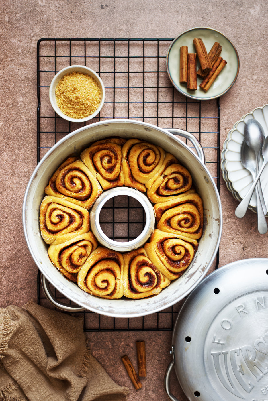 cinnamon rolls nel fornetto Versilia