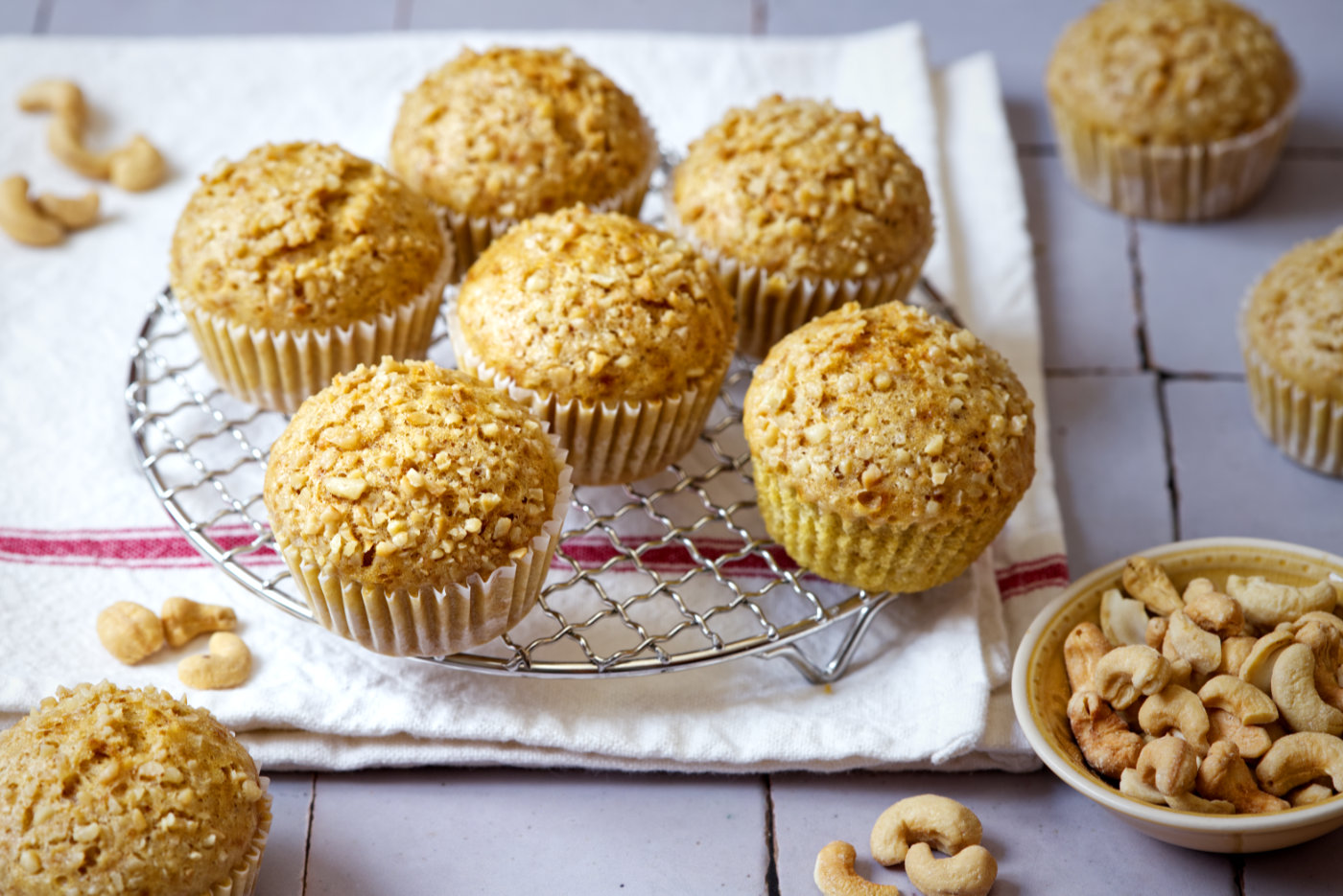 muffin agli anacardi