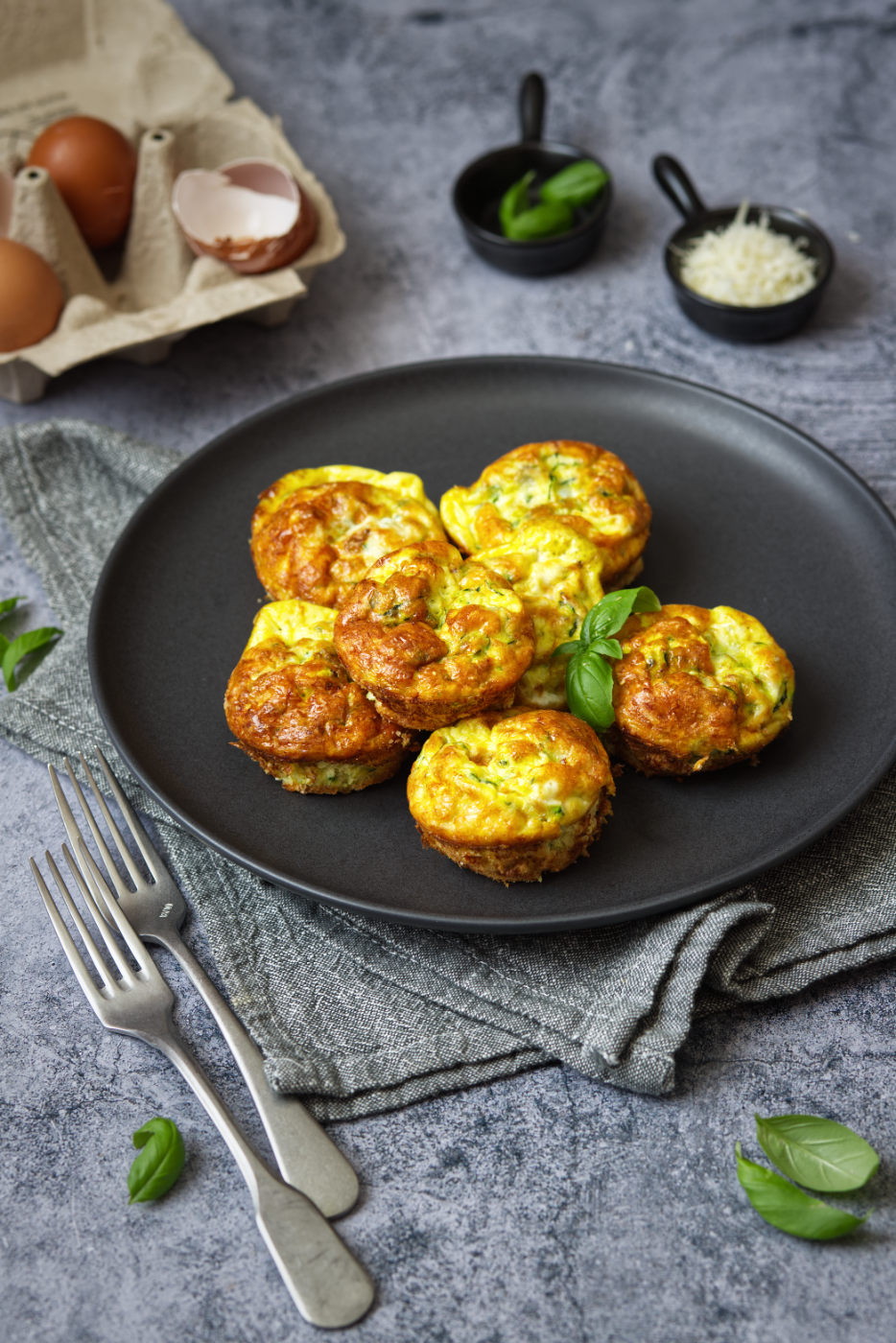 egg muffin alle zucchine