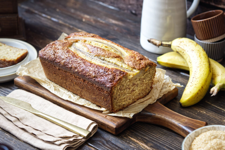 banana bread alla panna acida