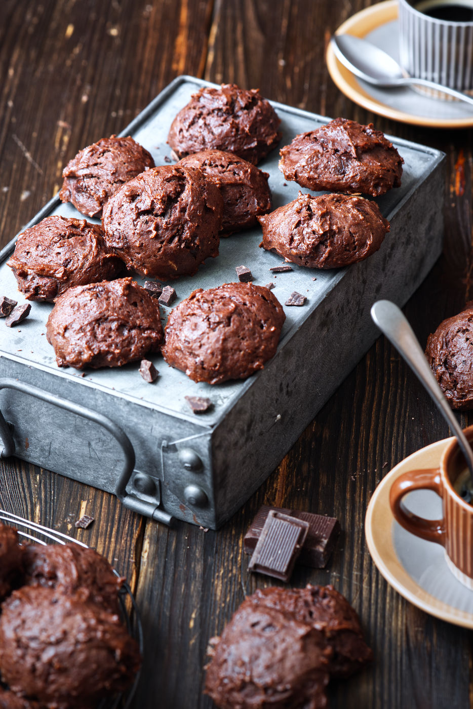 biscotti alla ricotta e cioccolato