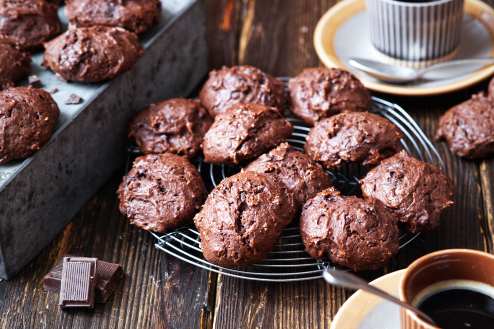 biscotti alla ricotta e cioccolato
