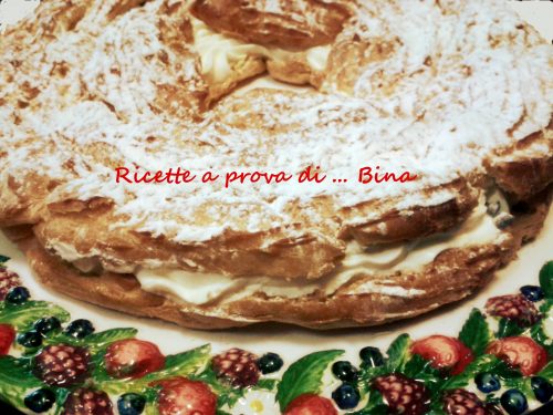 Ciambellone di pasta choux – ricetta torta bignè