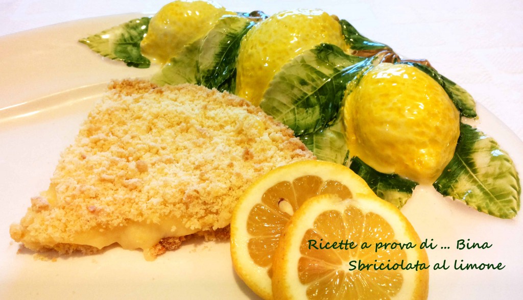 Sbriciolata al limone - ricetta dolce semplice