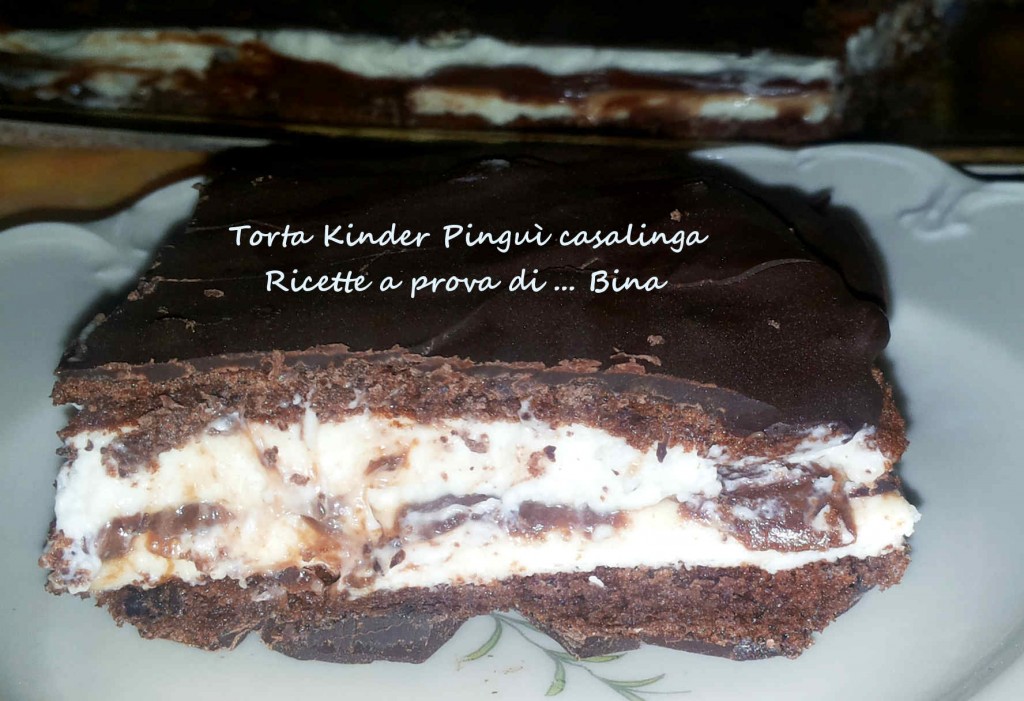 Torta Kinder Pinguì - ricetta casalinga