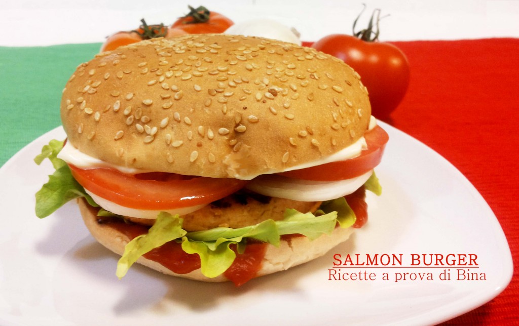 Salmon Burger - italian fast food