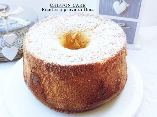 Chiffon cake ricetta dolce