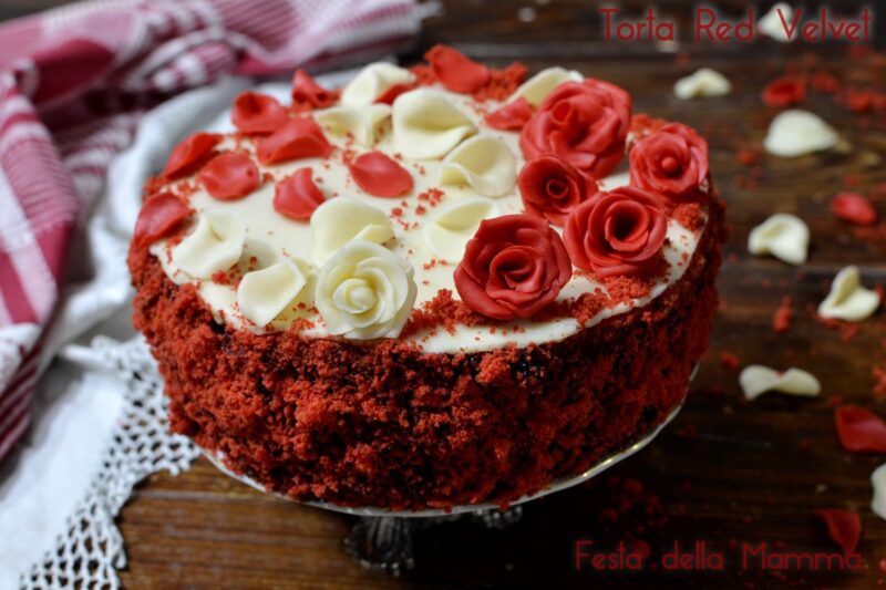 Torta red velvet soffice come un velluto rosso