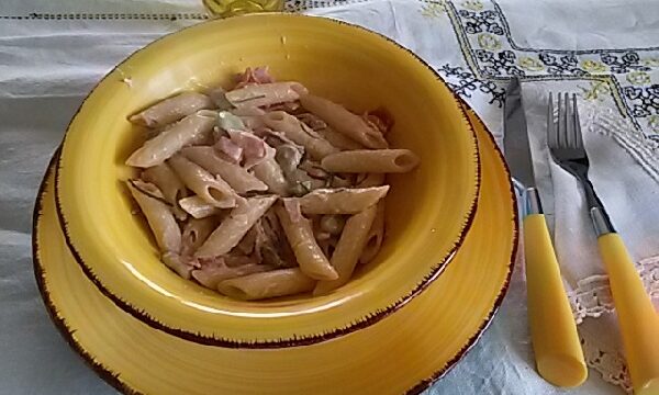 Penne alle fave