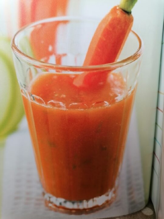 frullato mele con carote