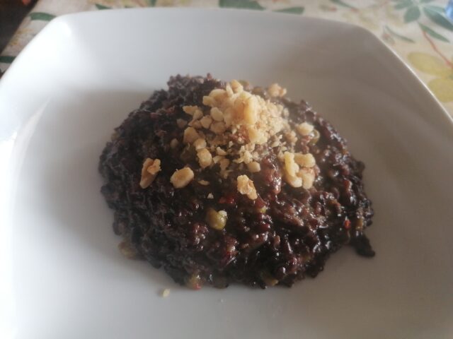 riso nero vegetariano
