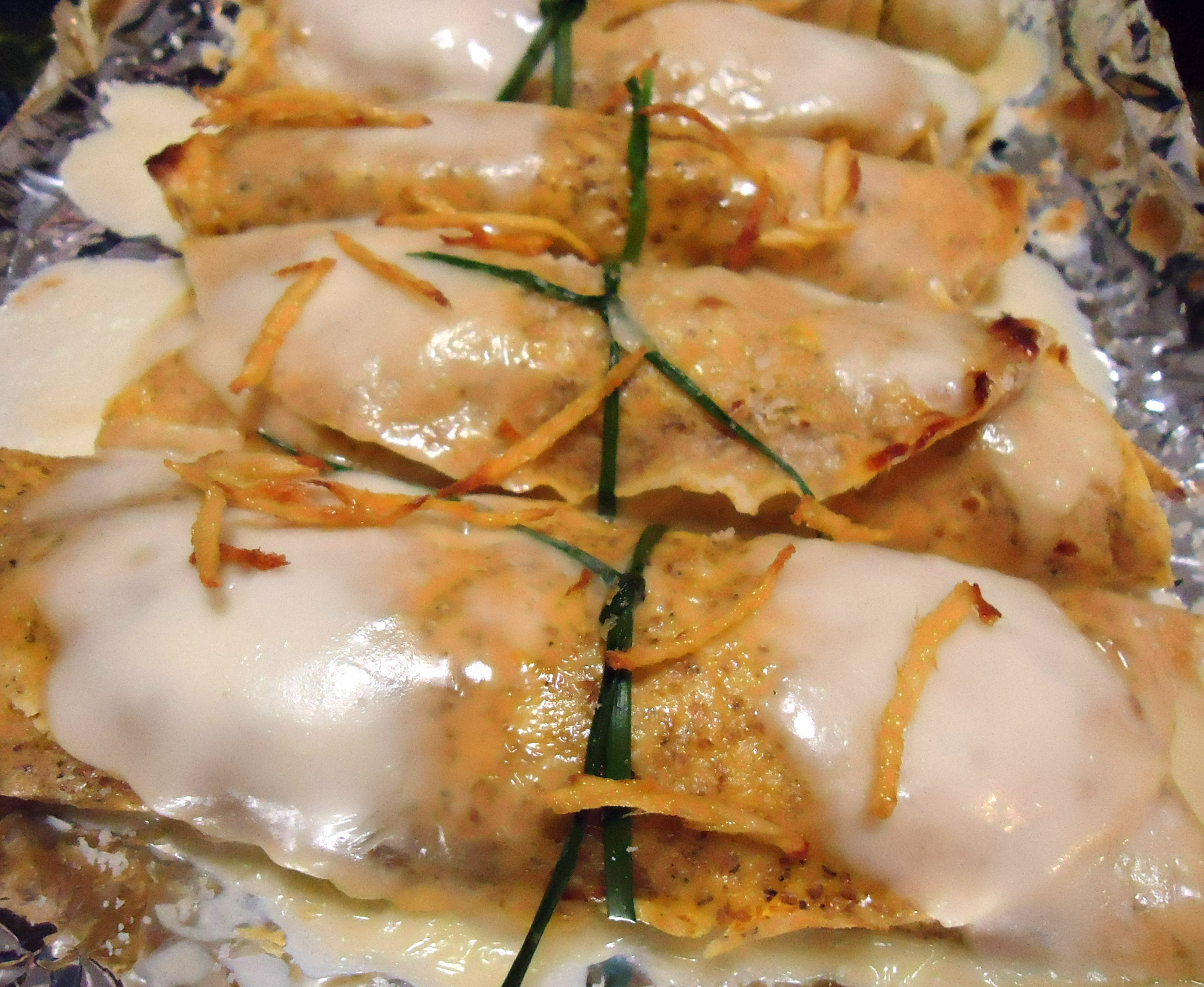 Crêpes con ripieno di zucca e zenzero fritto