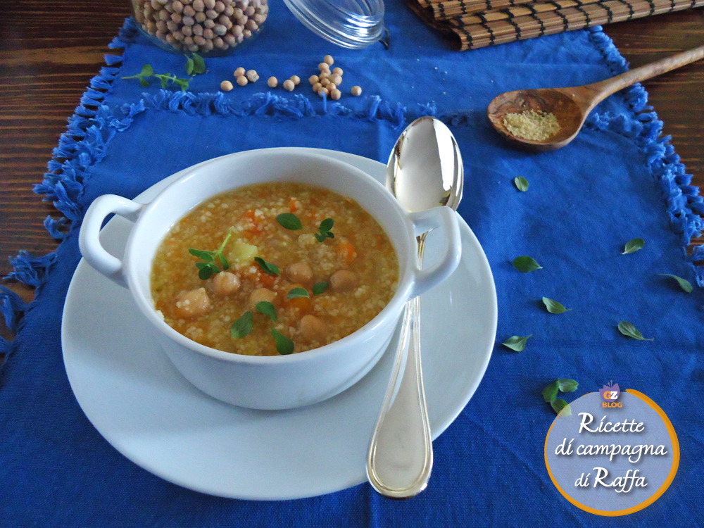 Zuppa Di Verdure Con Ceci E Cous Cous Ricette Di Campagna