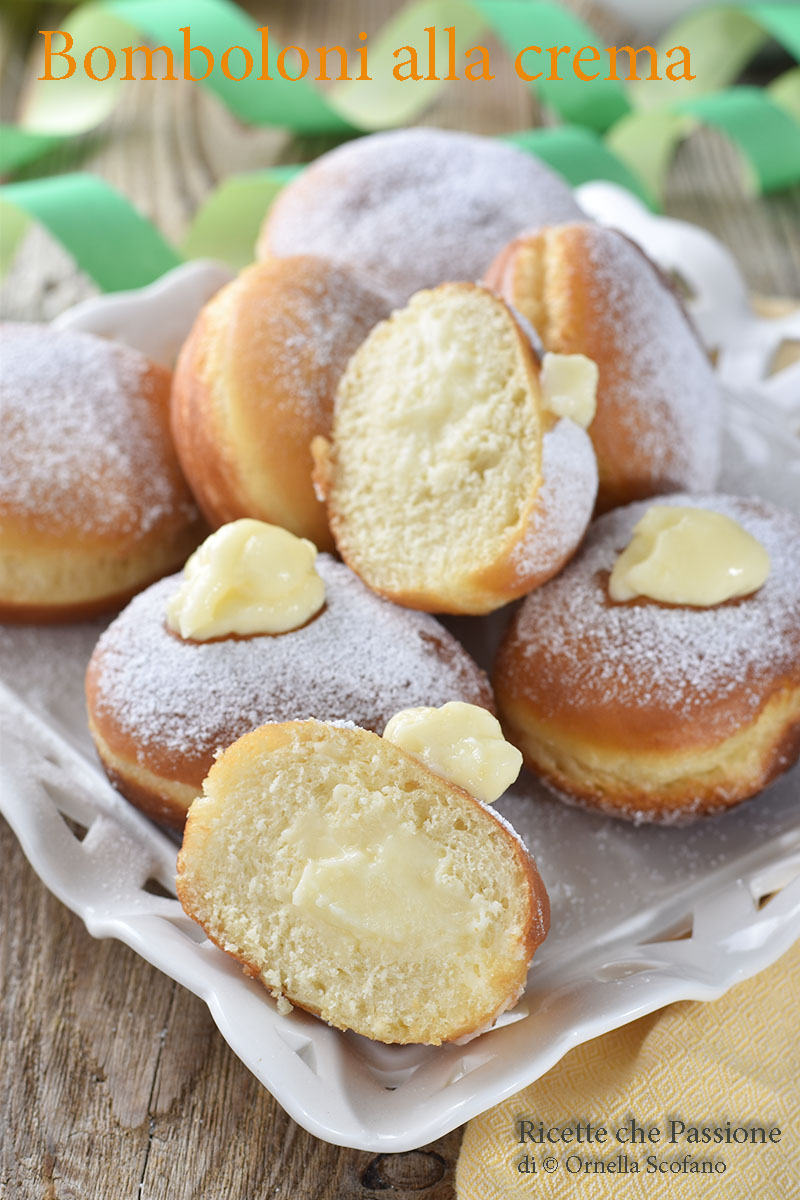 bomboloni alla crema al limone