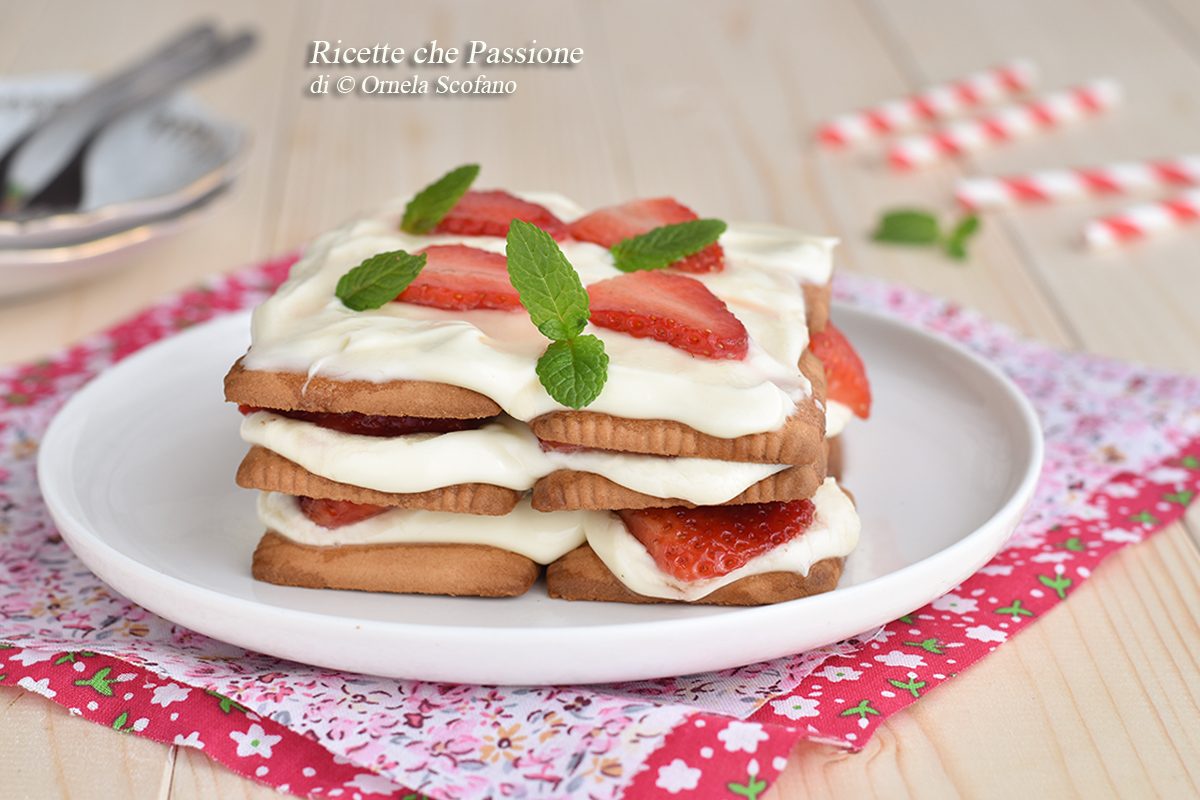 mattonella fragole e cioccolato bianco