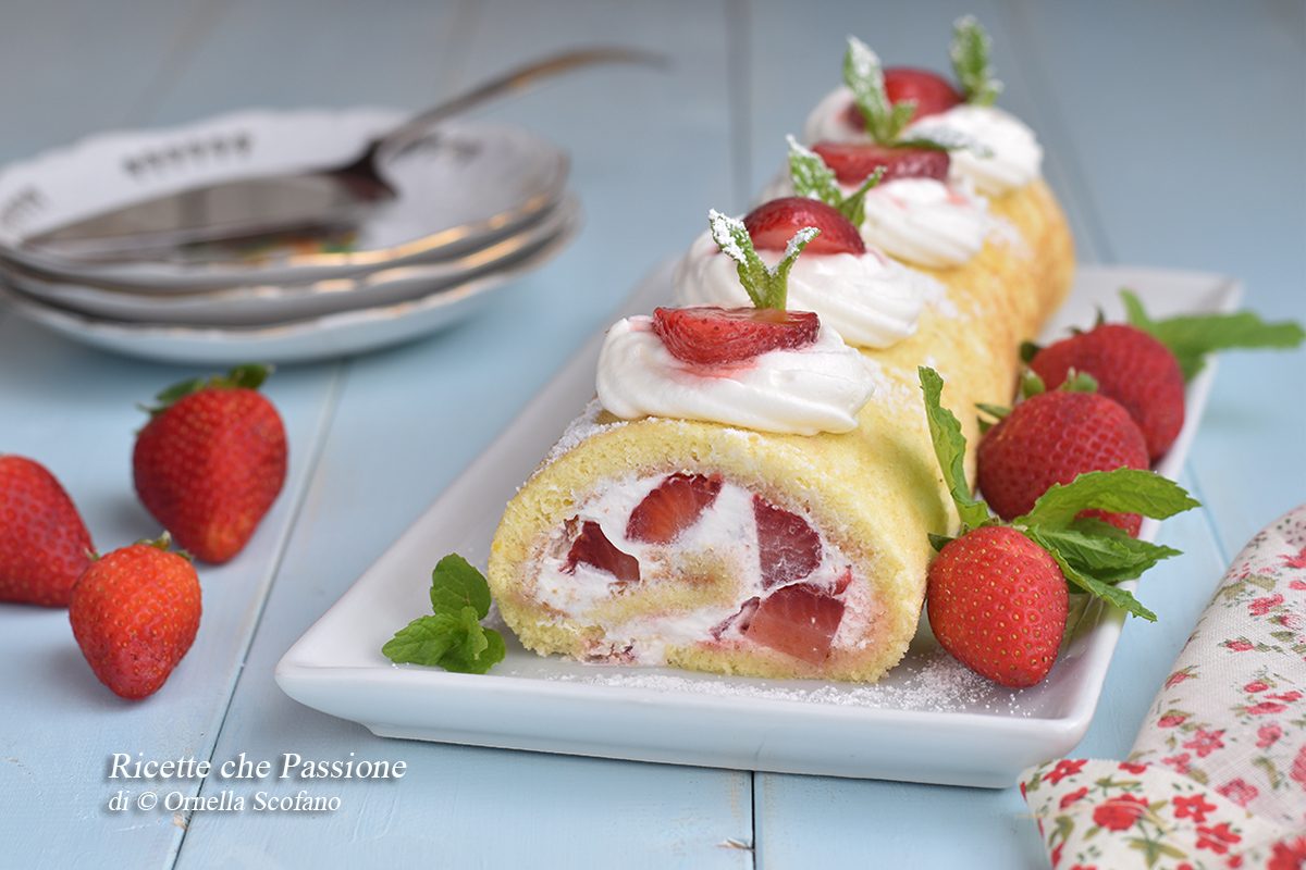 rotolo alle fragole