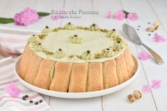 Torta fredda ricotta e pistacchio senza cottura Torta fredda ricotta e pistacchi senza cottura