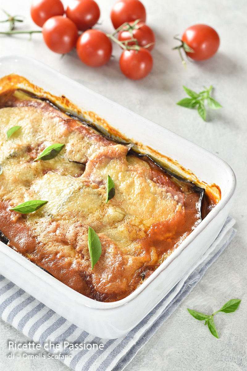 parmigiana di melanzane ricetta classica ma senza frittura