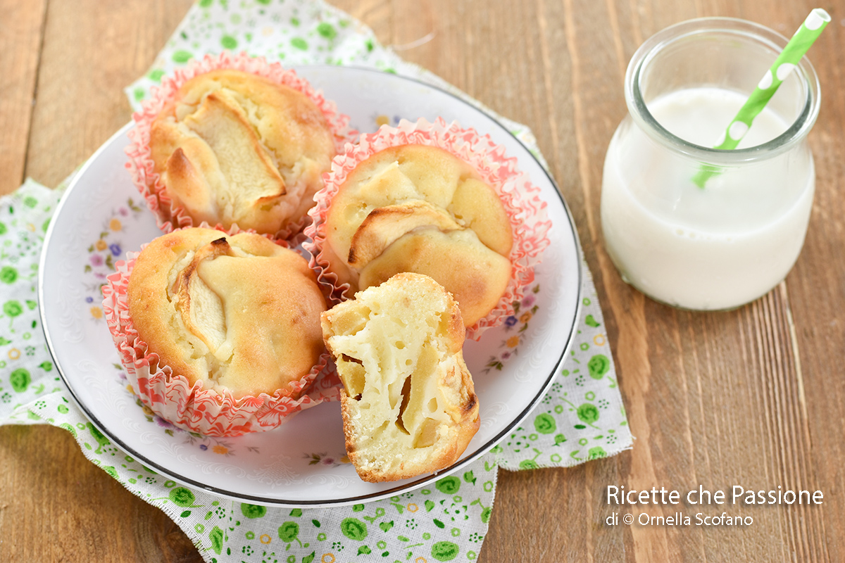 muffin mela e ricotta come farli in casa