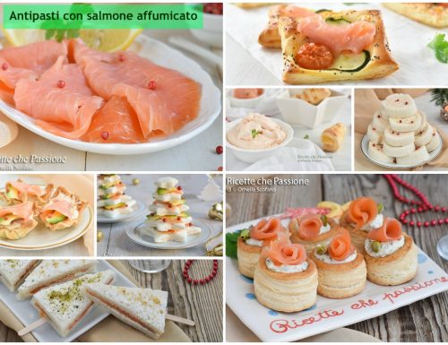 Antipasti con salmone affumicato