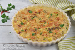 ricetta riso al forno con patate e porcini gratinato