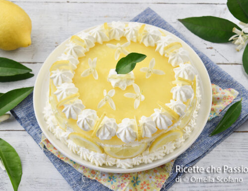 Torta fredda al limone senza cottura e gelatina