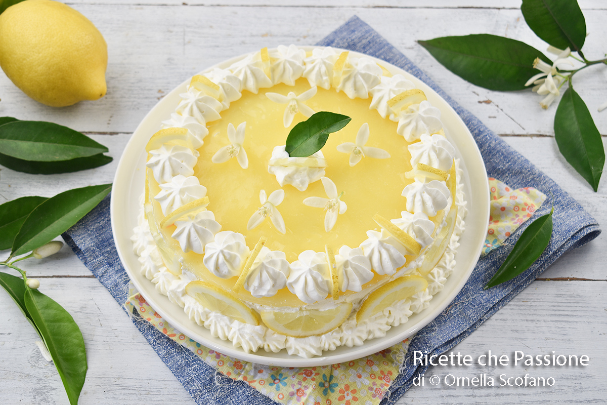 ricetta torta fredda al limone senza cottura
