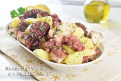 ricetta insalata di polòo con patate al salmoriglio
