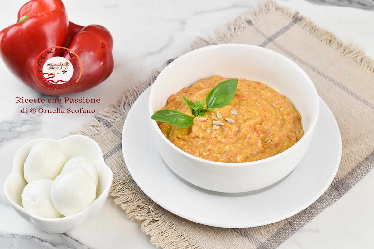 ricetta crema di peperoni arrostiti