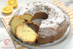 ricetta ciambella arancia e cioccolato senza burro