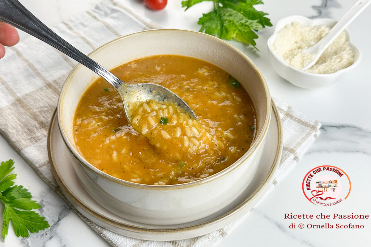 Minestrina di verdure e riso