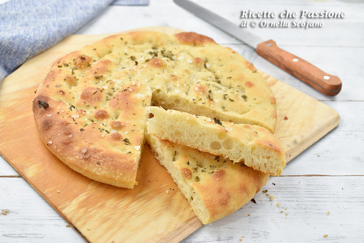 ricetta focaccia al cucchiaio