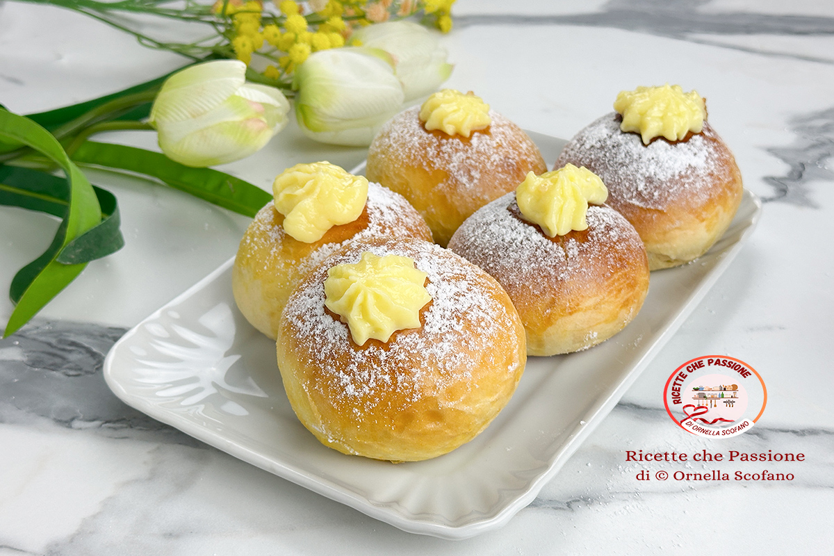 Ricetta brioche alla crema