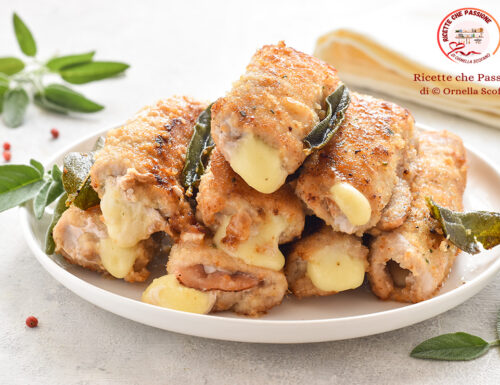 Involtini di coscia con speck e provola