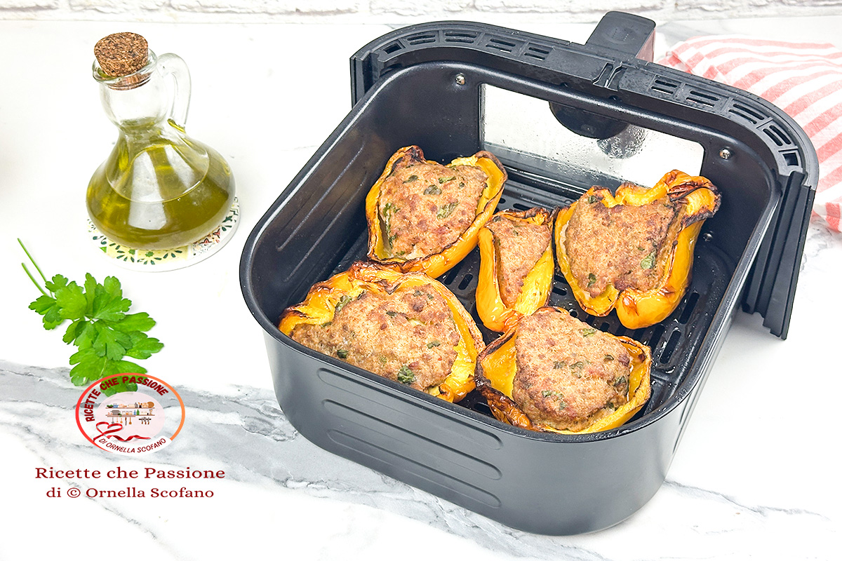 ricetta peperoni ripieni in friggitrice ad aria