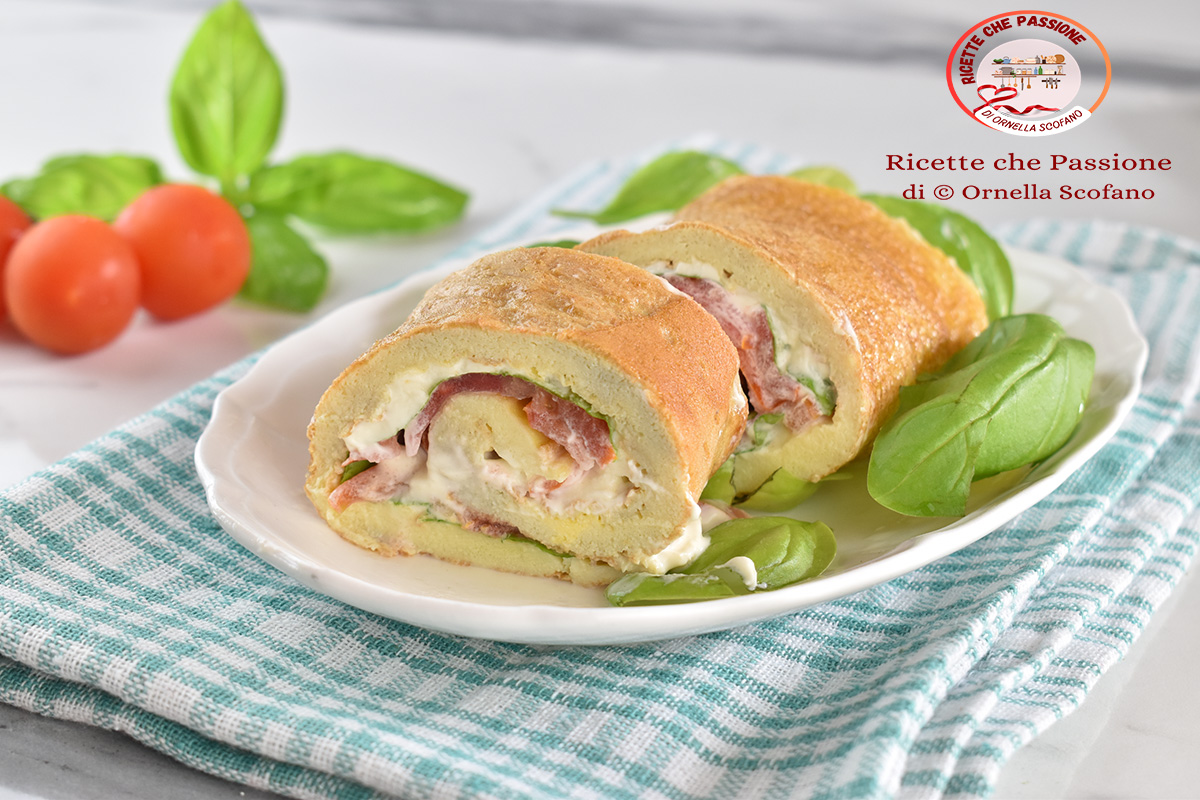 ricetta rotolo di frittata veloce in padella