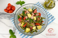 ricetta insalata di patate e fagiolini al tonno