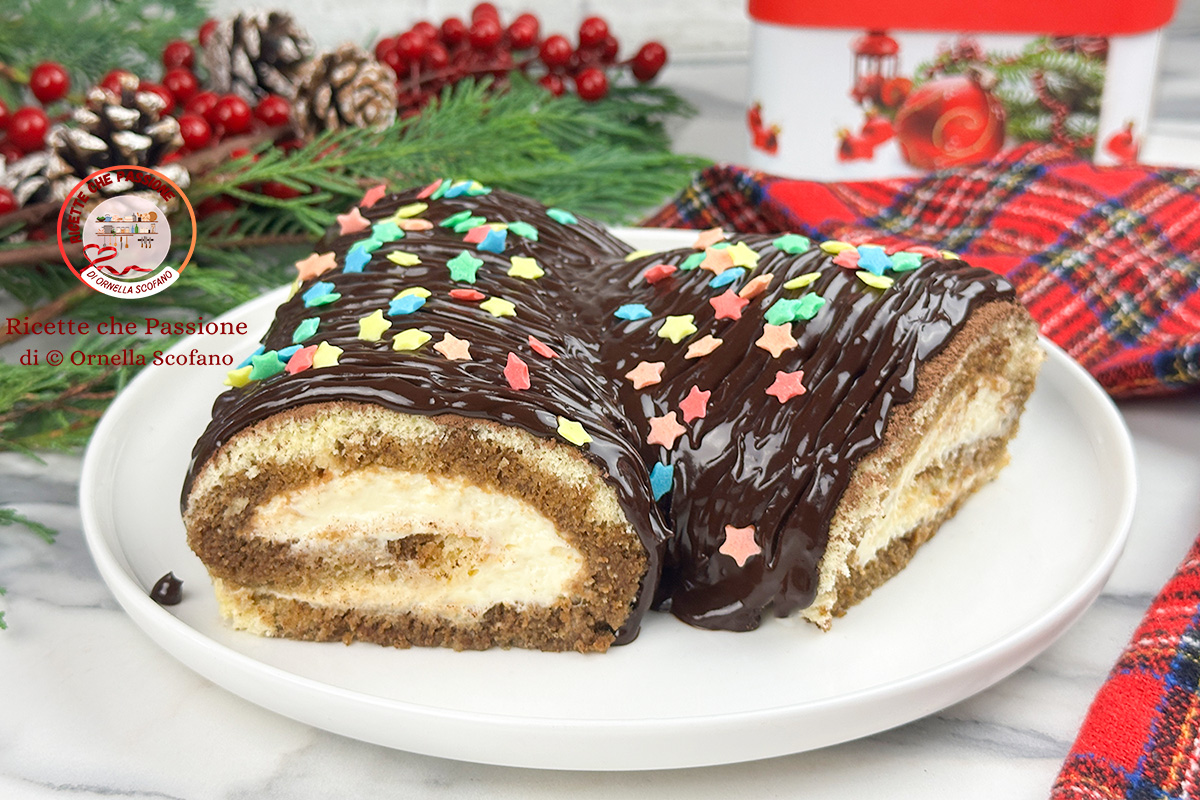 Ricetta tronchetto di Natale tiramisù