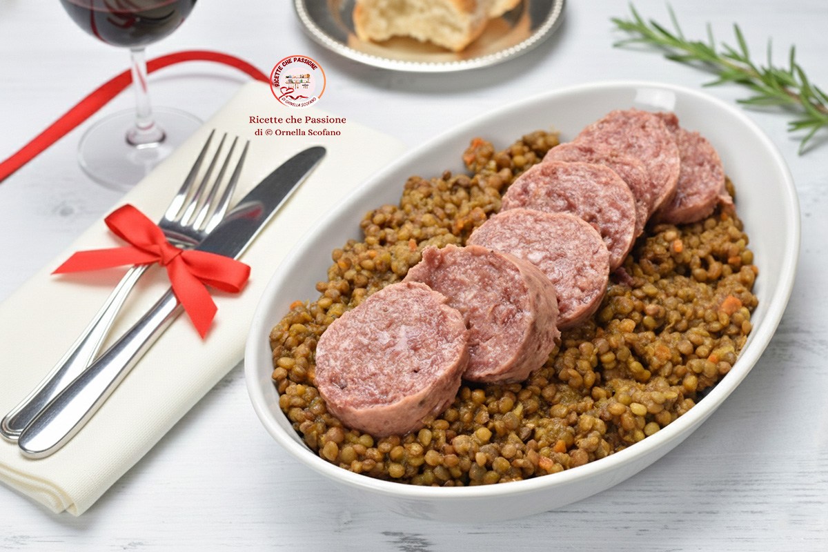 ricetta lenticchie con cotechino