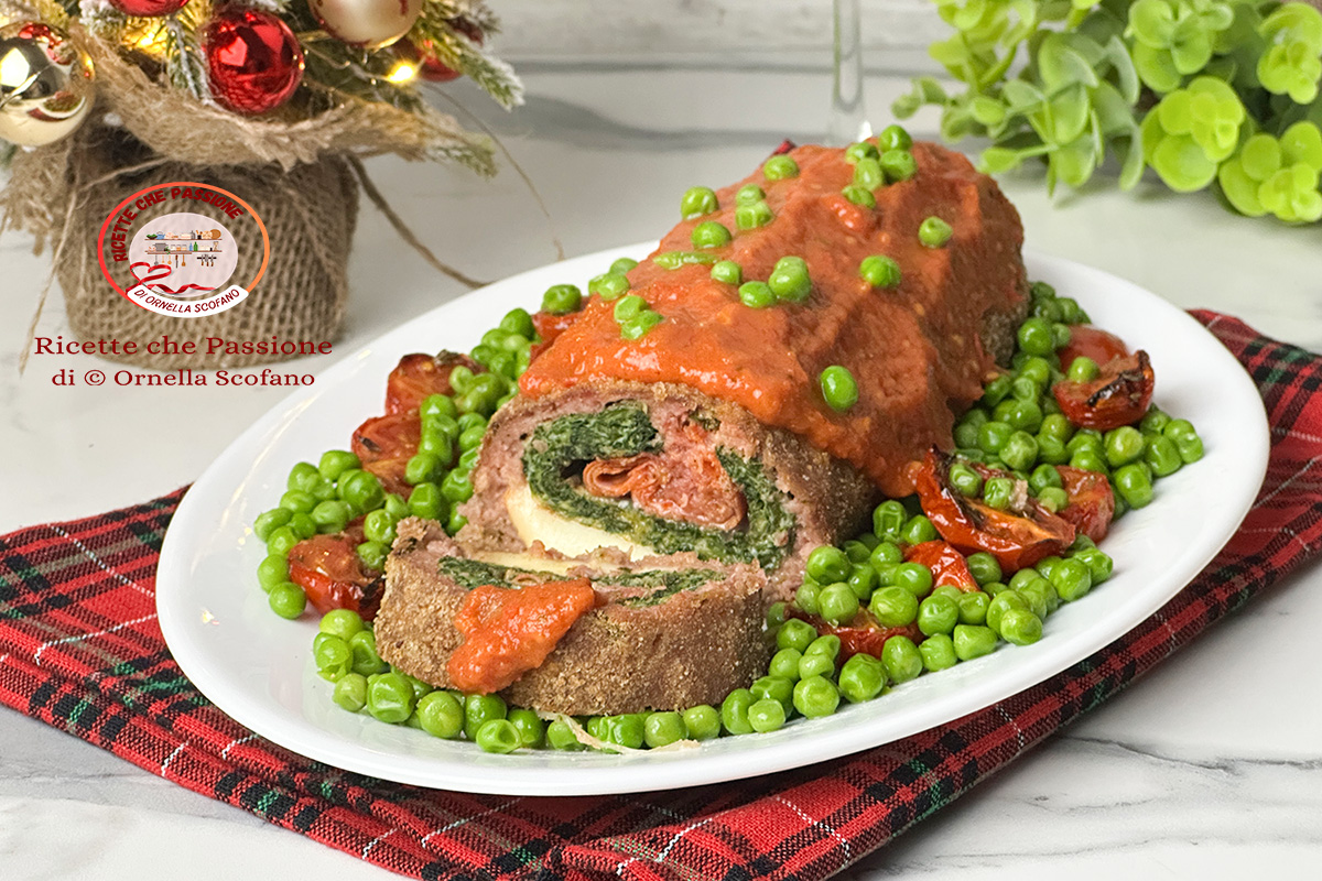 Ricetta polpettone ripieno in friggitrice ad aria per Natale