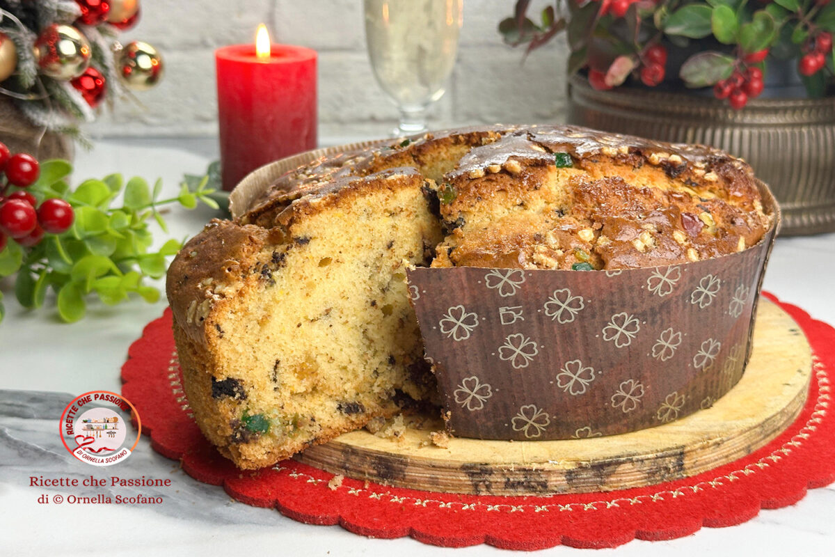 ricetta torta finto panettone