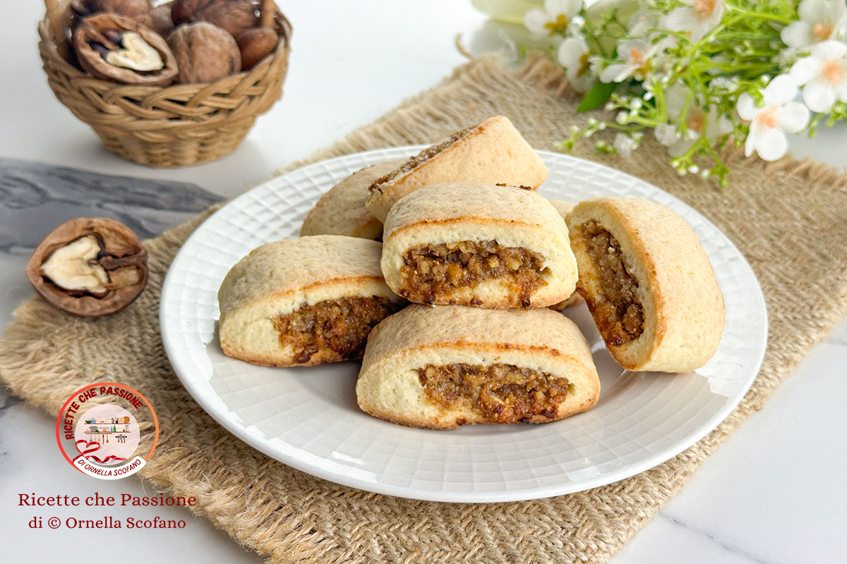 ricetta biscotti fichi e noci