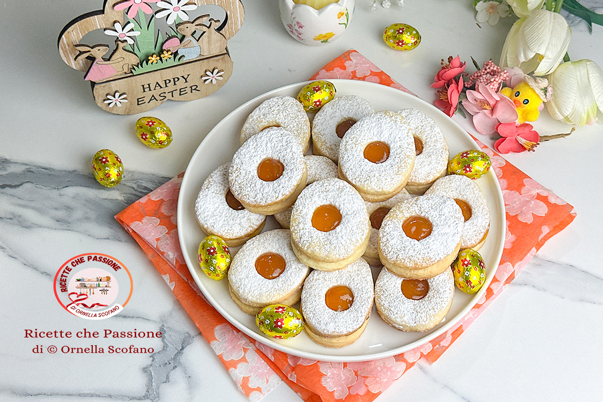 ricetta biscotti di frolla ovetti di Pasqua
