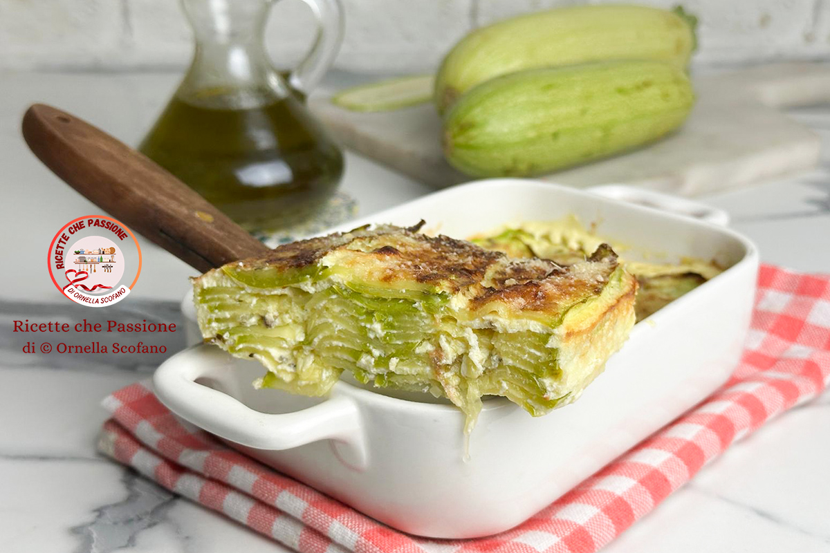 ricetta millefoglie di zucchine leggera veloce e golosa
