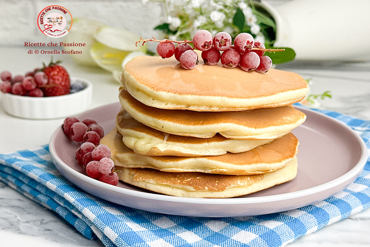 ricetta pancake al cucchiaio