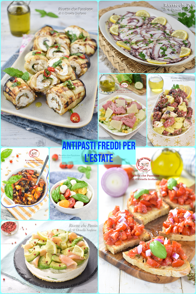 ricette antipasti freddi per l'estate