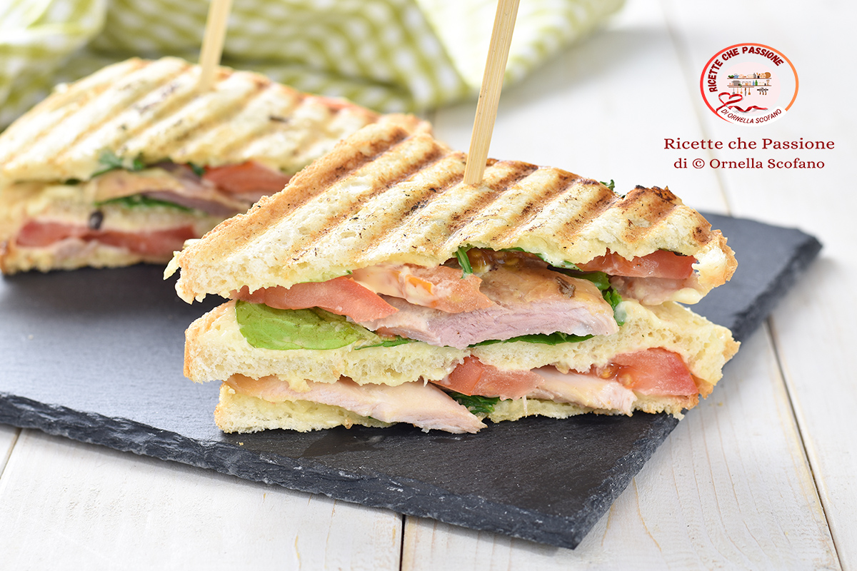 ricetta club sandwich di pollo