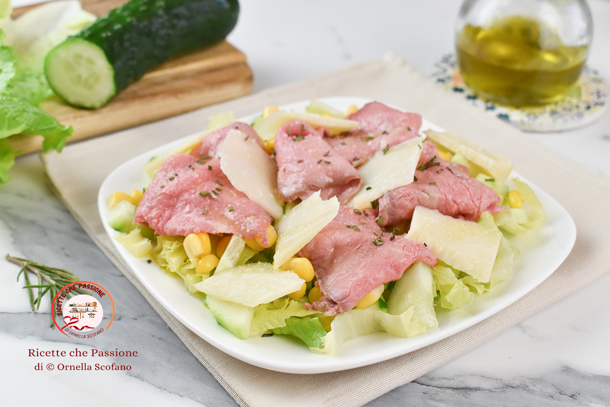 ricetta insalata di roastbeef